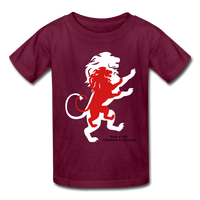 LION- Gildan Ultra Cotton Youth T-Shirt - burgundy