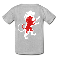 LION- Gildan Ultra Cotton Youth T-Shirt - heather gray