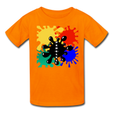 Paint Splash Kids' T-Shirt - orange