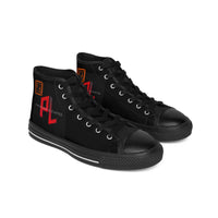 Custom Red/Black P.F.E Sneakers