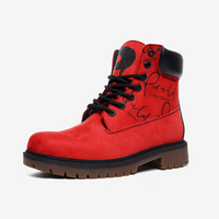 Unisex - Red& Black Boots