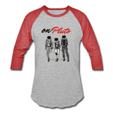 Pluto Baseball T-Shirt - heather gray/red