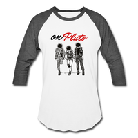 Pluto Baseball T-Shirt - white/charcoal