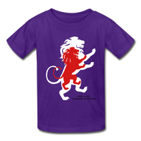 LION- Gildan Ultra Cotton Youth T-Shirt - purple