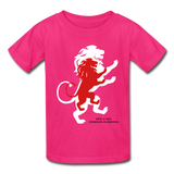 LION- Gildan Ultra Cotton Youth T-Shirt - fuchsia