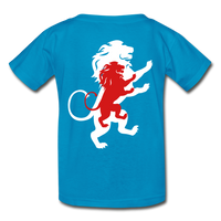 LION- Gildan Ultra Cotton Youth T-Shirt - turquoise