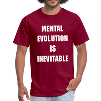 MENTAL EVOLUTION Unisex Classic T-Shirt - burgundy