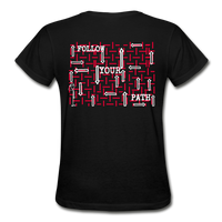Maze, Cotton Ladies T-Shirt - black