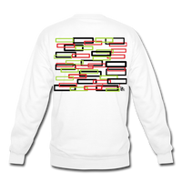 Cubed Travel Crewneck Sweatshirt - white