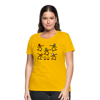 Skateboard Women’s Premium T-Shirt - sun yellow