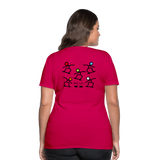 Skateboard Women’s Premium T-Shirt - dark pink