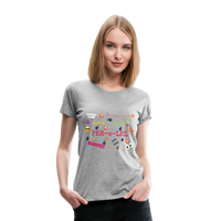 Emoji Women’s Premium T-Shirt - heather gray