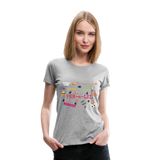 Emoji Women’s Premium T-Shirt - heather gray