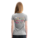 Emoji Women’s Premium T-Shirt - heather gray