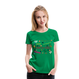 Emoji Women’s Premium T-Shirt - kelly green