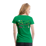 Emoji Women’s Premium T-Shirt - kelly green