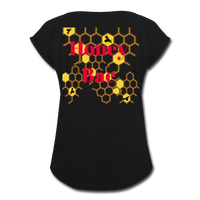 Women's Honey Bae Roll Cuff T-Shirt - black