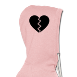 Unisex Lightweight Terry Hoodie - cream heather pink