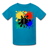 Paint Splash Kids' T-Shirt - turquoise