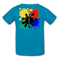 Paint Splash Kids' T-Shirt - turquoise