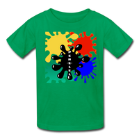 Paint Splash Kids' T-Shirt - kelly green