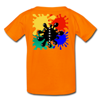 Paint Splash Kids' T-Shirt - orange